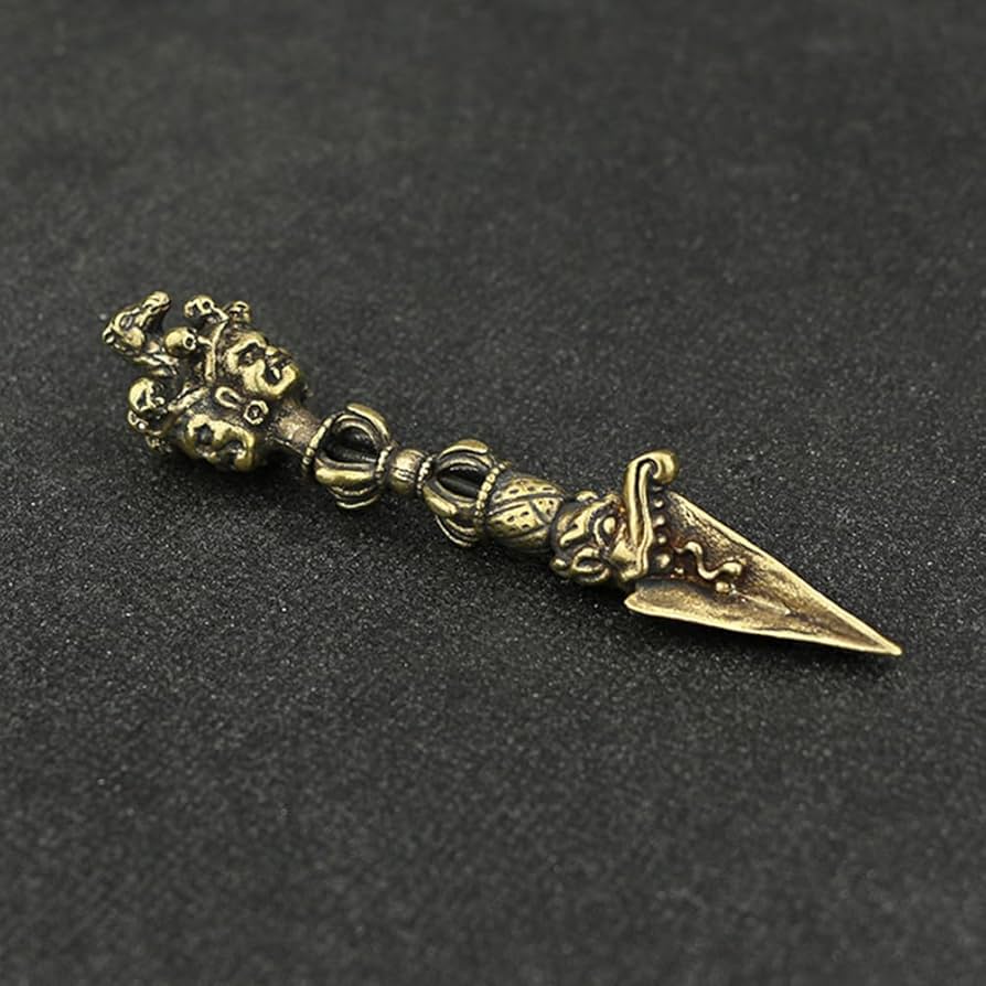 Amazon.co.jp: Tofficu 魔杵 チベット プルパ 風水の装飾品